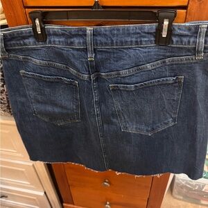 Old Navy Dark Blue Denim Mini Skirt
